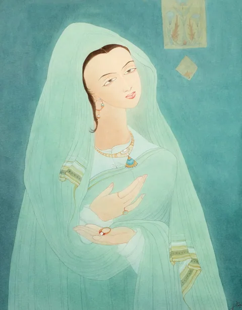 Work by Abdur Rahman Chughtai, plate 3