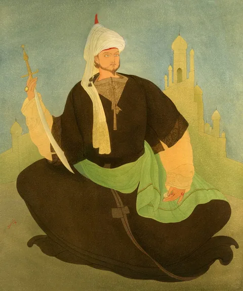 Work by Abdur Rahman Chughtai, plate 8