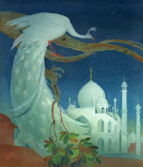Work by Abdur Rahman Chughtai, plate 9