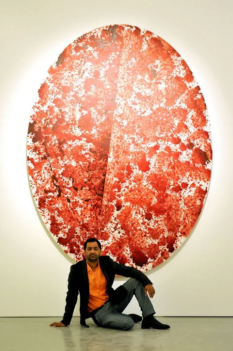 Work by Imran Qureshi, plate 3