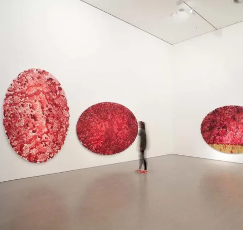 Work by Imran Qureshi, plate 6