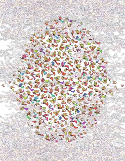 Work by Muhammad Atif Khan, plate 9
