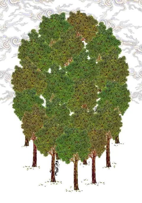 Work by Muhammad Atif Khan, plate 12