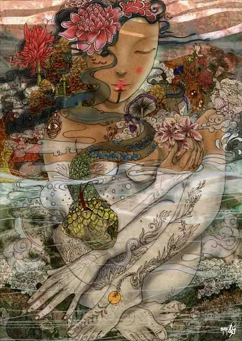 Work by Sahar Ansari Perez, plate 6