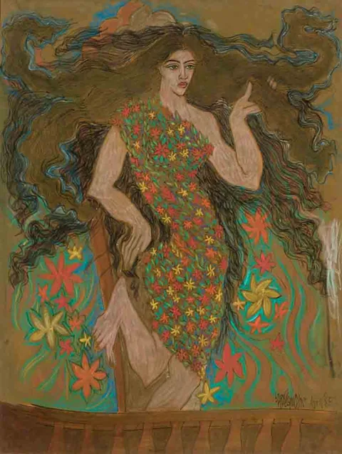 Work by Syed Sadequain Ahmed Naqvi, plate 2