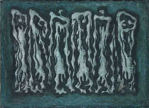 Work by Syed Sadequain Ahmed Naqvi, plate 10